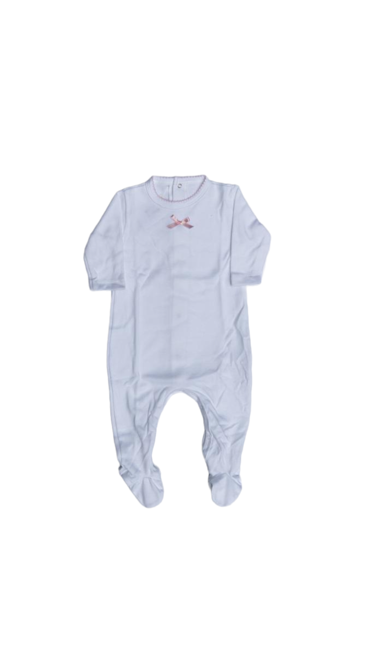 Mameluco térmico blanco con pespunte