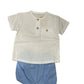 Conjunto de shorts a rayas
